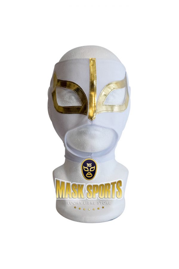 Sexy Lady adult lucha libre wrestling mask White & Gold
