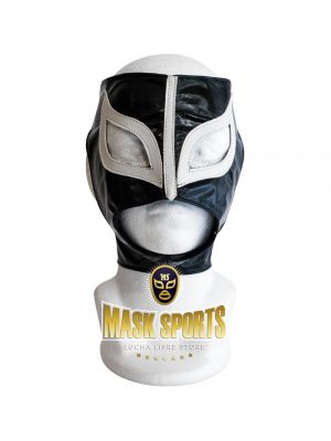 Sexy Lady adult lucha libre wrestling mask Black & White synthetic leather