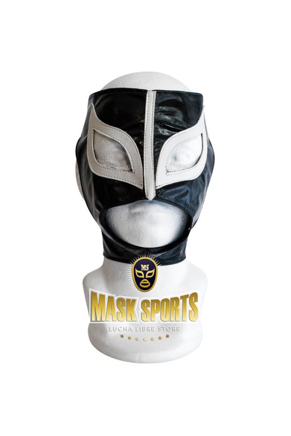 Sexy Lady adult lucha libre wrestling mask Black & White synthetic leather