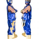 Kid Costume Combo Sin Cara and Kalisto in Blue color