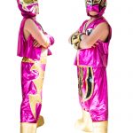 Kid Costume Combo Sin Cara and Kalisto in Pink color