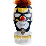 SUPER MUÑECO wrestling mask – Black and yellow