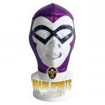 EL FANTASMA wrestling foam lining mask purple white