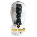 MIL MASCARAS wrestling foam lining mask silver and black