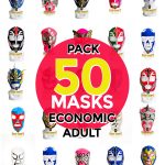 Wholesale Economic Adult pack of 200 lucha libre masks