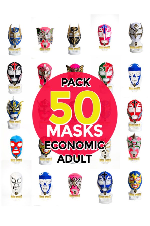 Wholesale Economic Adult pack of 200 lucha libre masks