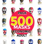 Wholesale Economic Adult pack of 500 lucha libre masks