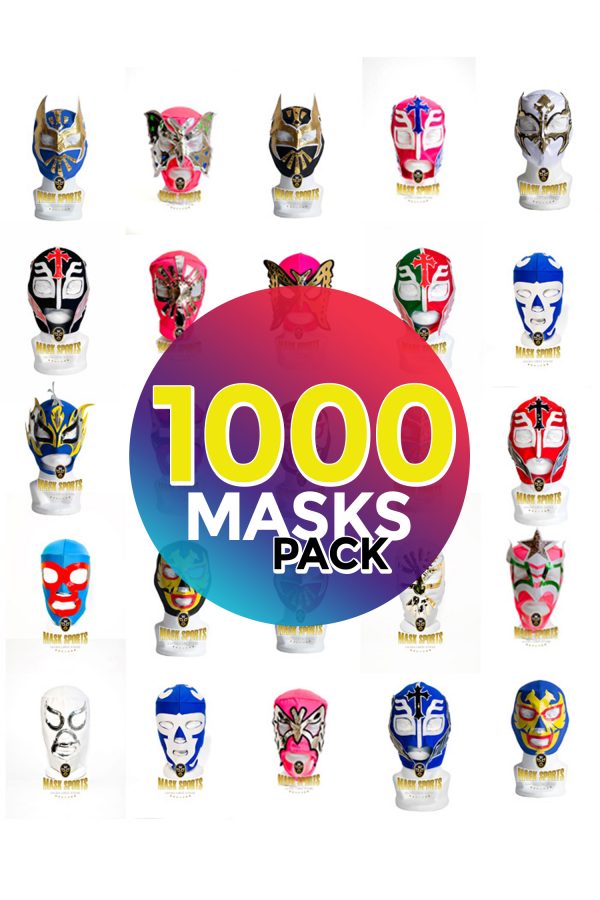 Wholesale Economic Kids pack of 1000 lucha libre masks