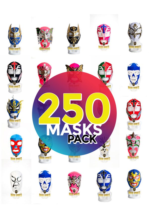 Wholesale Economic Kids pack of 250 lucha libre masks