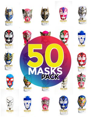 Wholesale Economic Kids pack of 50 lucha libre masks